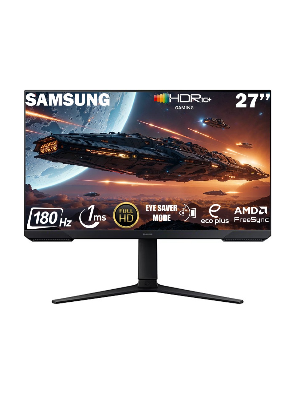 Samsung 27" Odyssey G3 LS27DG302EUXUF 1 Ms 180 Hz FHD (HDMI+DP) Pivot Gaming Monitör